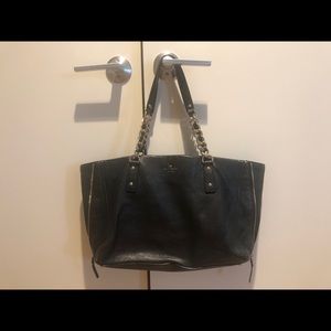 Kate spade black leather handbag